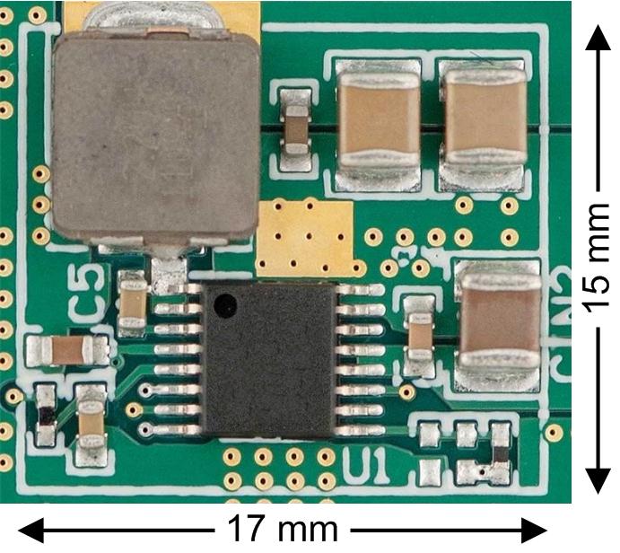 Industrial power supply evaluation demo board LM53602 LM53603 solution_size_snvsa42.jpg