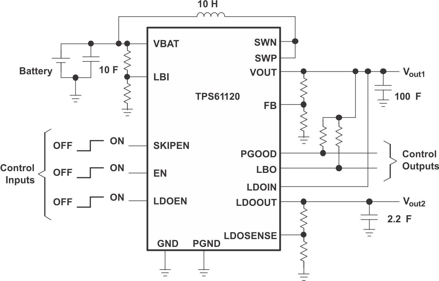 TPS61120 TPS61121 TPS61122 FSD_LVS427.gif