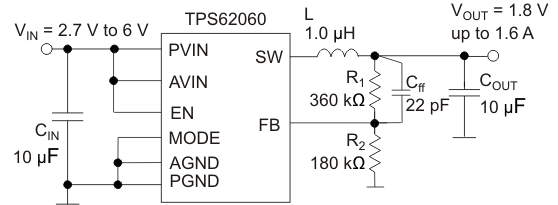 TPS62060 TPS62061 TPS62063 typ_app1_18adj_lvsa95.gif