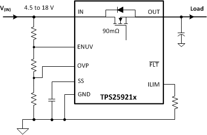 TPS25921A TPS25921L front_page_circuit_slvsce1.gif